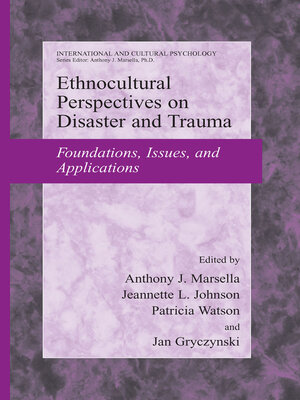 cover image of Ethnocultural Perspectives on Disaster and Trauma
